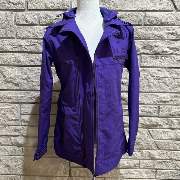 Neff Purple Studded Ski/Snowboarding Jacket - Picture 1 of 10